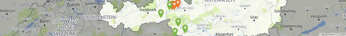 Kartenansicht für Apotheken-Notdienste in der Nähe von Matrei in Osttirol (Lienz, Tirol)
